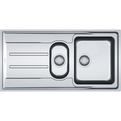 Franke / Franke Aton Reversible Stainless Steel Kitchen Sink & Drainer 1.5 Bowl