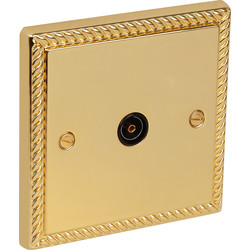 Axiom / Georgian TV / Satellite Socket Outlet TV Single