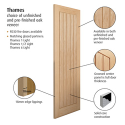 Thames Original Oak Internal Door