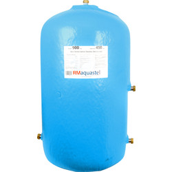 RM Cylinders Stelstor Aquastel Stainless Indirect Vented Hot Water Cylinder 1050 x 450 140L - 53463 - from Toolstation