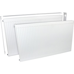 Barlo Delta Radiators / Barlo Delta Compact Type 21 Double-Panel Single Convector Radiator 500 x 1000mm 3876Btu