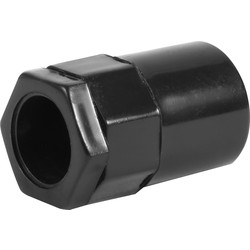 PVC Conduit Female Adaptor 20mm Black