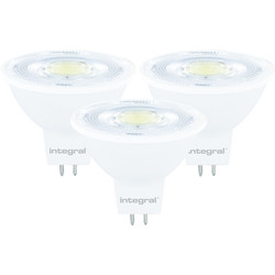 Integral LED Integral LED 12V MR16 GU5.3 Dimmable Lamp 6.1W Cool White 640lm A+ - 53683 - from Toolstation
