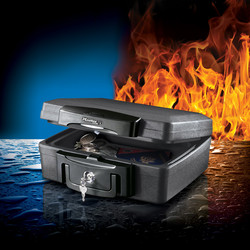 Master Lock Fire and Water Resistant Small Security Chest