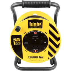 Defender / Defender 13A Open Cable Reel 50m 240V