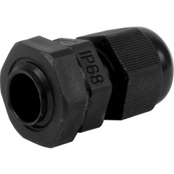 IMO Stag IMO Stag IP68 Cable Gland 12mm Black - 54223 - from Toolstation