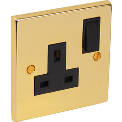 Axiom / Victorian Switched Socket 1 Gang