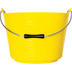 Red Gorilla Flexible Bucket 22L Yellow