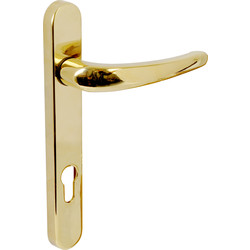 ERA PVCu Door Handles Gold - 54334 - from Toolstation