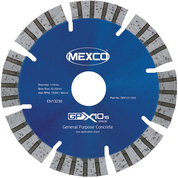 Mexco General Purpose Diamond Blade 115mm