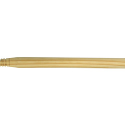 Wooden Broom Handle Threaded 4' x 15/16" (1200mm x 23mm)