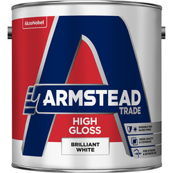 Armstead Trade Armstead Trade High Gloss Brilliant White 2.5L - 54542 - from Toolstation