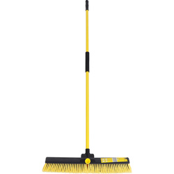 Bulldozer Heavy Duty Dual Fill Broom Clipped with Handle 24" (600mm)
