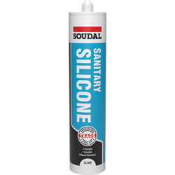 Soudal / Soudal Trade Sanitary Silicone 290ml Clear