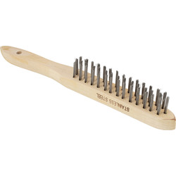 SIP SIP Wire Brush Stainless Steel 3 Row - 54674 - from Toolstation