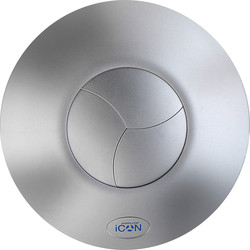 Airflow Extractor Fan Cover iCON60 Silver