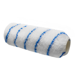 Pinnacle Polyester/Acrylic Blue Stripe Roller Sleeve 9" Long Pile