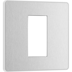 BG Evolve Brushed Steel (White Ins) 200W Single Touch Dimmer Switch, 2-Way Secondary 