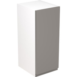 Kitchen Kit Ready Made J-Pull Kitchen Cabinet Wall Unit Super Gloss Dust Grey 300mm