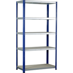 Eco 5 Tier Shelving Bay with Chipboard Shelves 1760 x 900 x 600mm