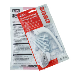 ERA Maxim Universal Espag Window Handle Inline White | Toolstation