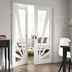 JB Kind / Aurora Glazed White Internal Door