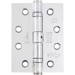 Eclipse Grade 11 Ball Bearing Fire Hinge Polished Chrome - 55521 - from Toolstation