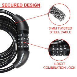Master Lock Self Coiling Cable Lock