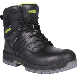 Apache Chilliwack Side Zip Waterproof Safety Boots Black Size 5