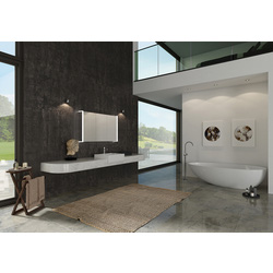 Sensio / Sensio Ainsley LED Mirror Bathroom Cabinet Triple Door With Shaver Socket & Bluetooth Cool White 1200 x 700mm