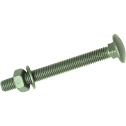 Timber-Tite Exterior Coach Bolt, Nut & Washer M10 x 100 - 56255 - from Toolstation