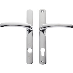Yale Yale PVCu TS007 2 Star Platinum Security Handle Polished Chrome - 56258 - from Toolstation