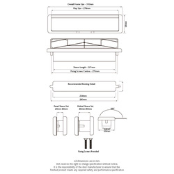 Fab & Fix Hardex Nu Mail Edge Letterplate
