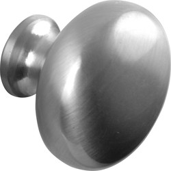 Round Knob Matt Nickel - 56349 - from Toolstation