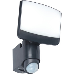 Lutec / Lutec Sunshine IP44 LED Wall Light 15w 1200lm Dark Grey