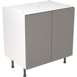 Kitchen Kit / Kitchen Kit Flatpack J-Pull Kitchen Cabinet Base Unit Ultra Matt Dust Grey 800mm