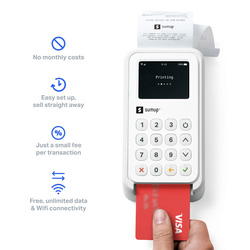 SumUp 3G+ WiFi Card Reader Payment Kit