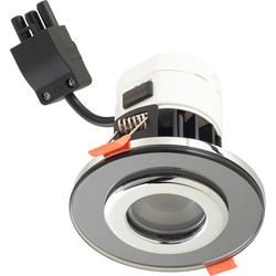 Sensio / Sensio Trio Tone 8W Integrated Dimmable Fire Rated Downlight IP65 Circa Tinted Black 700lm
