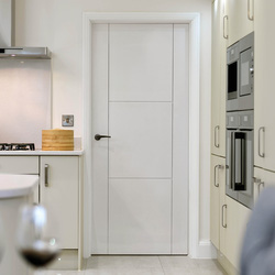 JB Kind Mistral White Internal Door 40 x 2040 x 726mm - 56631 - from Toolstation