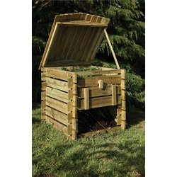 Forest Garden / Forest Garden Beehive Compost Bin 86cm(h) x 75cm(w) x 74cm(d)