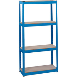 Draper Steel Shelving Unit - Four Shelves 760 x 300 x 1520mm