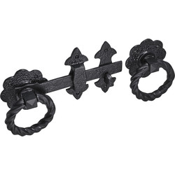 Old Hill Ironworks Old Hill Ironworks Gate Latch 210mm 8" Fleur De Lys - 56895 - from Toolstation