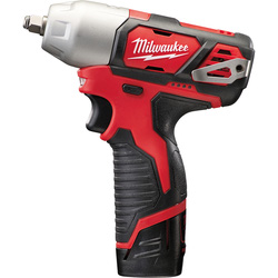 Milwaukee M12 BIW38-202C Sub Compact 3/8" Impact Wrench with Friction Ring 2 x 2.0Ah