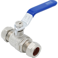 Made4Trade Made4Trade Lever Ball Valve 15mm Blue - 57154 - from Toolstation