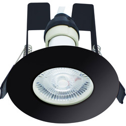 Integral LED Evofire IP65 Fire Rated Downlight Black With Insulation Guard
