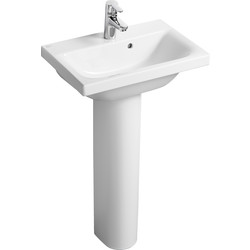 Ideal Standard Ideal Standard Senses Space Basin And Pedestal  - 57200 - from Toolstation
