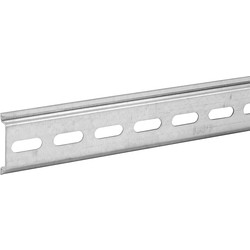 Din Rail 1m Slotted - 57316 - from Toolstation