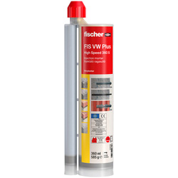 Fischer Fischer FIS  V Plus 360 Injection Resin ( Winter ) Cartridge size  360ml - 57402 - from Toolstation