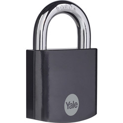 Yale / Yale Maximum Security Hardened Steel Padlock Black 62mm