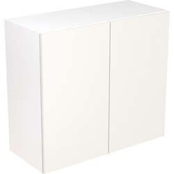 Kitchen Kit Ready Made Slab Kitchen Cabinet Wall Unit Super Gloss White 800mm